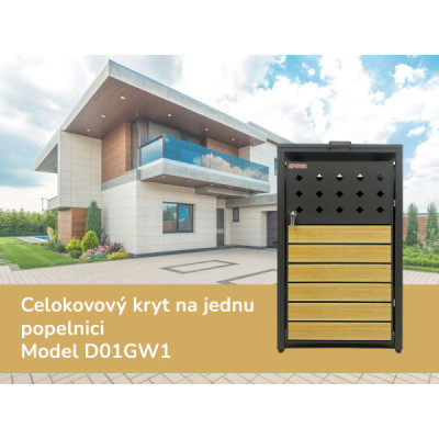 Přístřešek na popelnici D01GW1 Přístřešek na popelnici D01GW1
