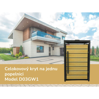 Přístřešek na popelnici D03GW1 Přístřešek na popelnici D03GW1
