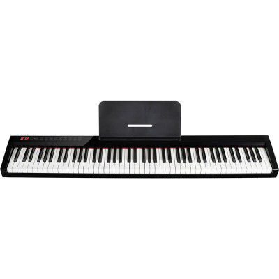 Klávesy SP-588 Easy-Piano, 88 kláves, Integrovaná baterie 2200 mAh, černé - B