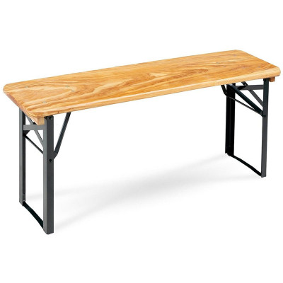 copy of Skládací zahradní lavice, přírodní dřevo, 117 cm - B