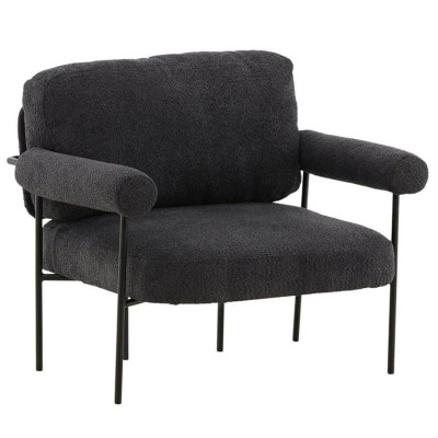 Designové křeslo Tillberga, 95 x 83 x 87 cm, tmavě šedé - A