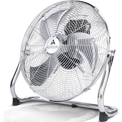 Podlahový ventilátor na podstavci, 50 cm, 120W, stříbrný - B