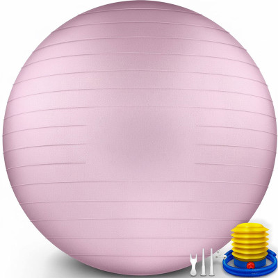 Gymnastický míč, průměr 75 cm, růžový - A