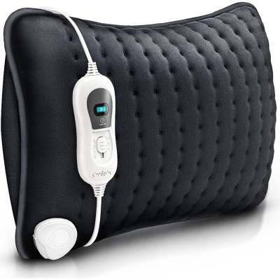 Vyhřívací polštář se 3 úrovněmi teploty, 100 W, černý - A