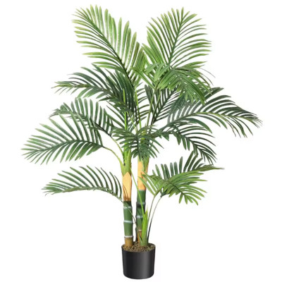 Umělá tropická palma, 120 cm, zelená - A