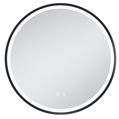 Koupelnové zrcadlo BJ2CKD, LED, stmívatelné, Ø 60 cm - B
