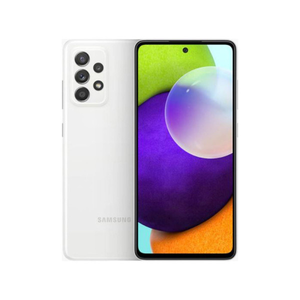 Chytrý telefon SAMSUNG Galaxy A52 (SM-A526BZWDEUB), 5G, 6GB/128GB, Dual SIM, bílý - B
