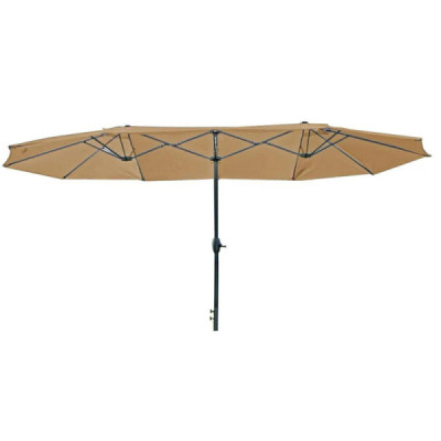 Zahradní slunečník Double Brown 507131