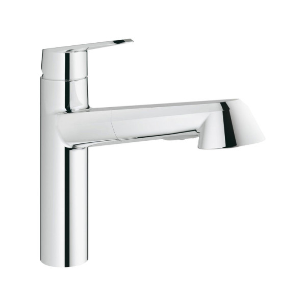 Dřezová baterie GROHE Eurodisc Cosmopolitan (32257002), chrom, lesklá, počet typů trysek: 2 - A