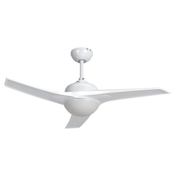 Ventilátor Tokyo 39, stropní, 3 lopatky, E27, hliník, plast, bílý - A