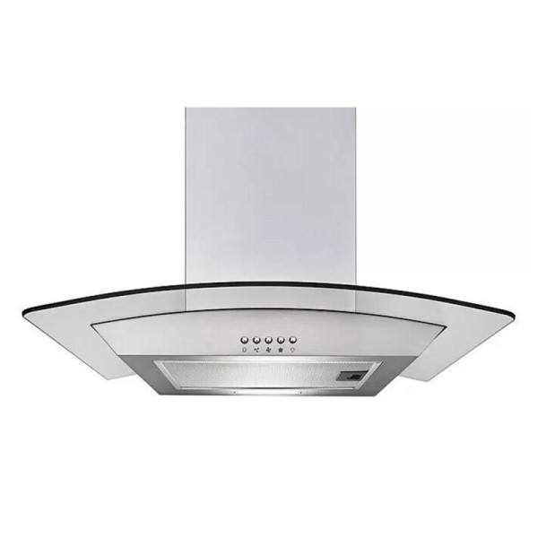 Skleněný odsavač par Topas CH0160 IXB, max. výkon ventilátoru odváděný vzduch: 307 m³/h, nerez, šířka: 60 cm - B