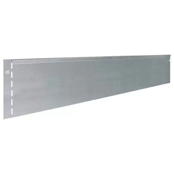 Okraj trávníku, kovový, pozinkovaný, válcovaná horní hrana, 118 cm, 8 ks - A