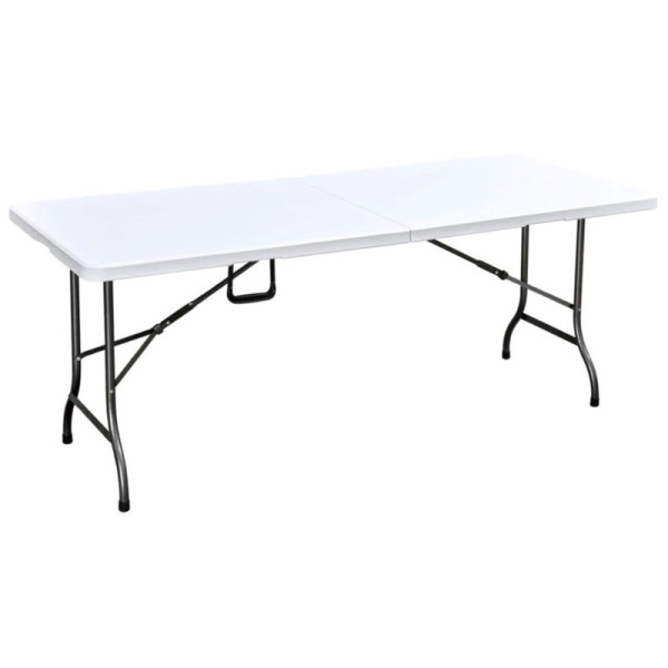 Zahradní stůl Mufaro 304736, obdélníkový, HDPE plast, skládací, 180 x 75 x 74 cm - B