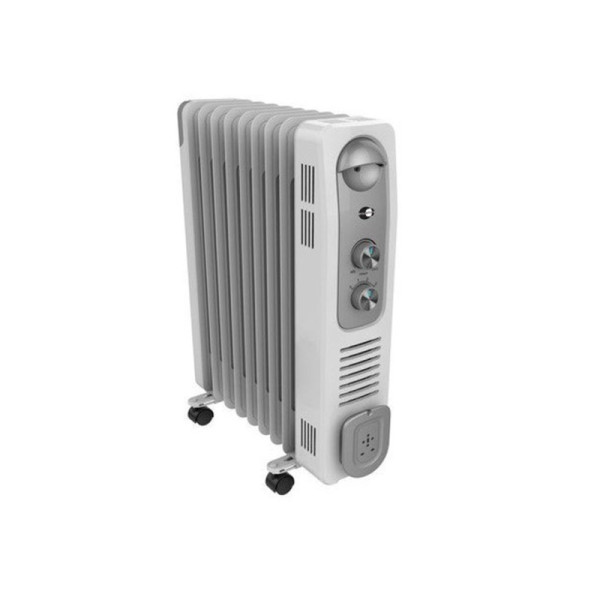 Elektrický olejový radiátor Olea 2, 2000 W, šedý - A