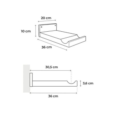 D x Š x V: 35 x 20 x 10 cm - A D x Š x V: 35 x 20 x 10 cm - A