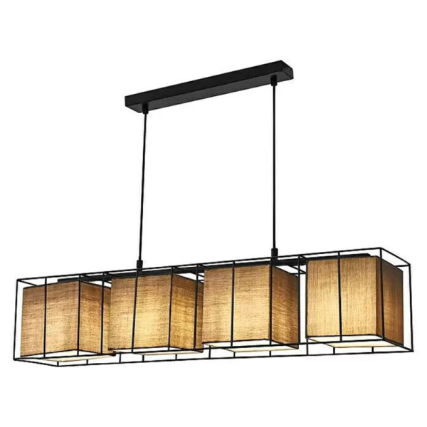 Závěsné svítidlo Palermo, E27, 230 V, vysoké 120 cm, teplá bílá - B