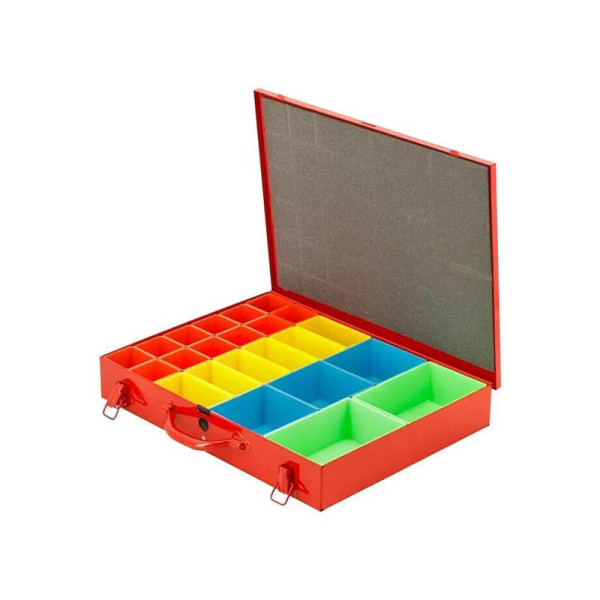 Organizační box, 445 x 340 x 70 mm, červený