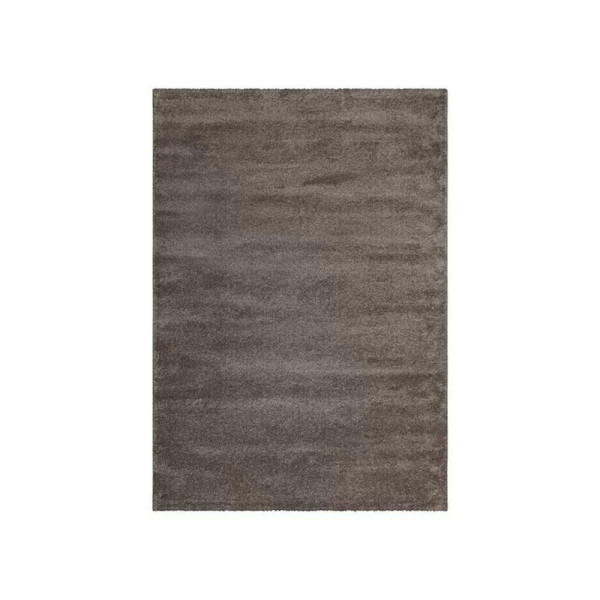 Koberec s krátkým vlasem, měkký na dotek, světle hnědá, 150 x 80 cm, 100% polypropylen (vlas) - A