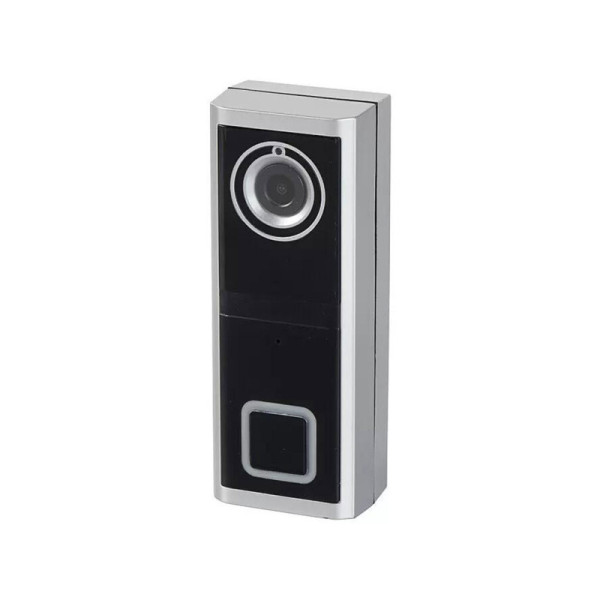 Domovní zvonek 70716 Mobile 1, s kamerou, 1 080 pixelů (Full HD), černostříbrný, 30 x 42 x 112 mm - A