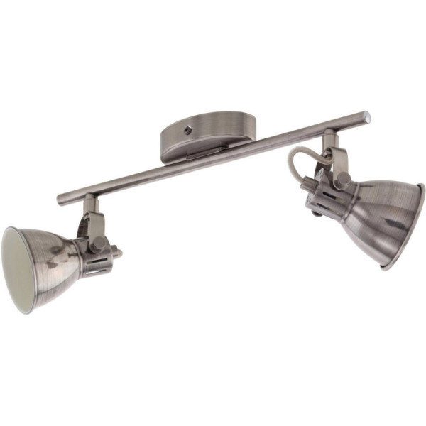 LED stropní bodové svítidlo Seras, 6,6 W, matný nikl, teplá bílá - A