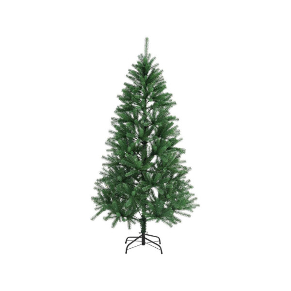 Umělý vánoční stromek s LED diodami 51714, s osvětlením a stojanem, 210 x 118 cm - A