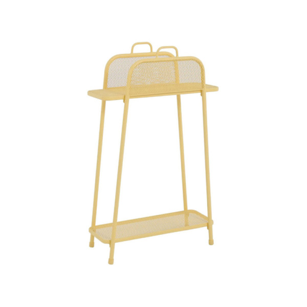 Balkonová police Shelfo 950424, kov, žlutá, 65,5 x 27 x 105,5 cm - A
