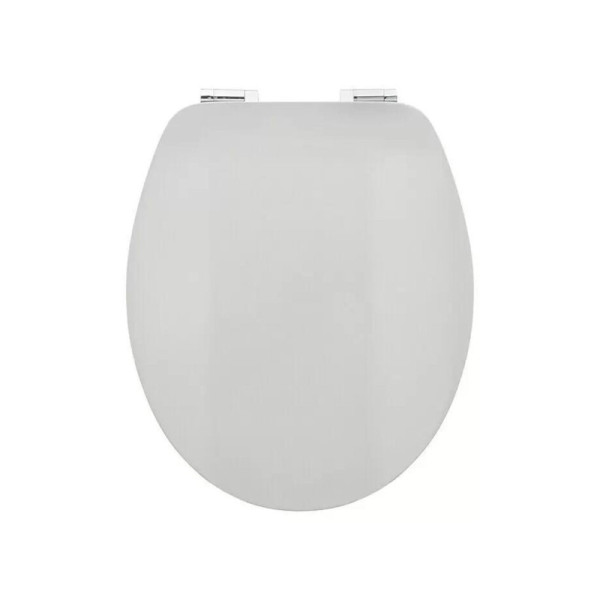 WC sedátko Kolorit, kvalitní zpracování z MDF, bílé, 37 x 5,7 x 47,2 cm - B