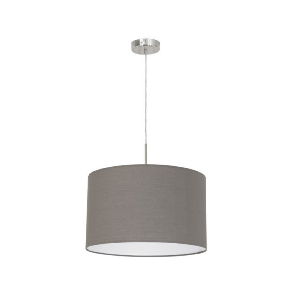 Stropní svítidlo kulaté Pasteri, průměr: 380 mm, antracit/hnědá - A