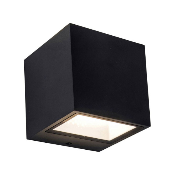 LED venkovní nástěnné svítidlo Gemini, 9 W, 8,8 x 8,5 x 8,6 cm, matná černá, IP54 - A