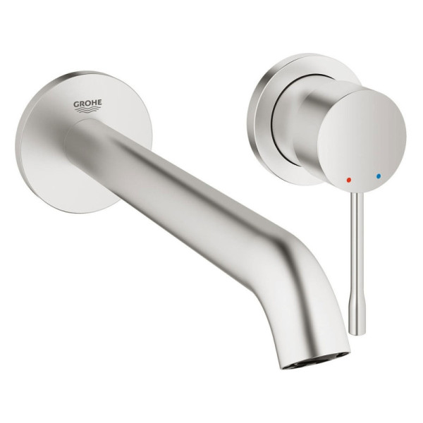 Umyvadlová baterie L Essence, montáž na stěnu, supersteel, mat - B