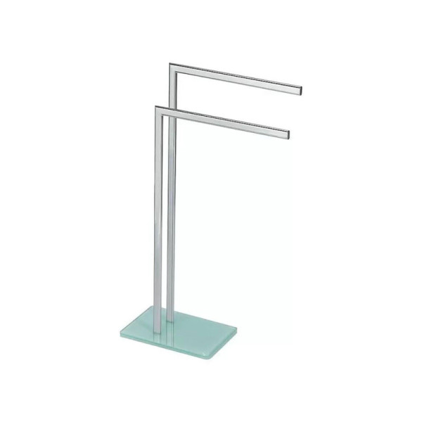 Držák na ručník Chariz, výška: 82 cm, chrom - A