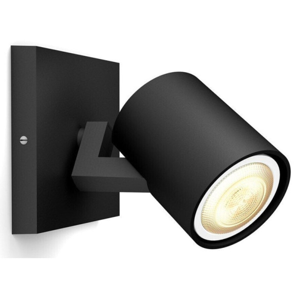 Stropní bodové svítidlo PHILIPS Hue LED White Ambiance Runner, 9 x 11 x 10,7 cm, černá - A