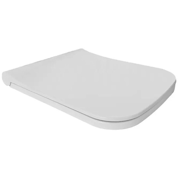WC sedátko Lavita, s mechanismem měkkého zavírání, duroplast, bílé - B