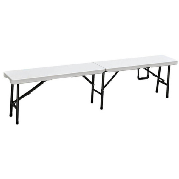 Zahradní lavice Mufaro, skládací, odolné vůči UV záření, 180 cm - B