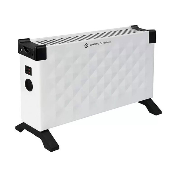 Konvektor HEATING Rombo, 2 000 W, velikost místnosti do cca. 25 m2, bílá/černá - A