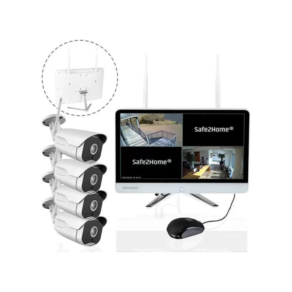 Sada kamer pro sledování Safe2Home, 1280 x 1024 pixelů, 2,4 GHz - A
