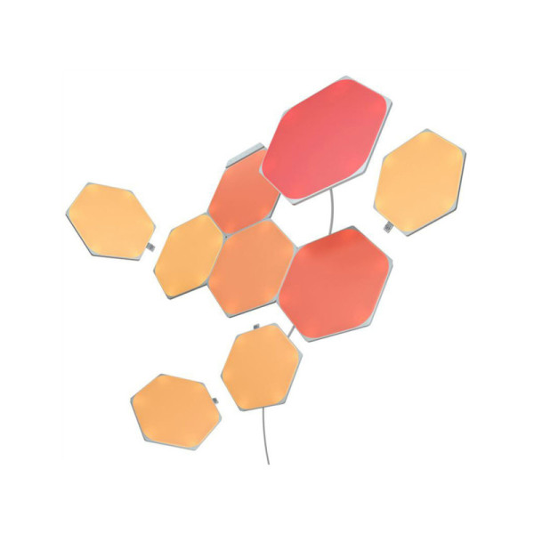 LED panely Shapes Hexagons Starter Kit, 9 panelů, 1200K-6500K - A
