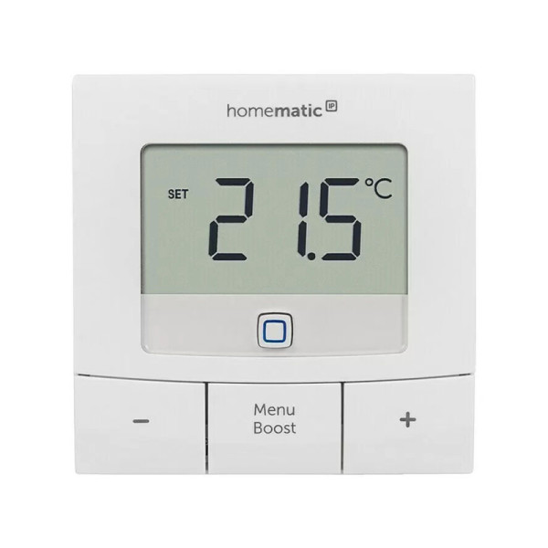 Bezdrátový pokojový termostat HmIP-WTH-B, bílý, na baterie, 22 x 85 x 85 mm