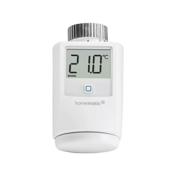 Radiátorový termostat HmIP-eTRV-2, připojení ventilu: M30 x 1,5 mm, napájeno baterií, bílý, 97 x 58 x 71 mm - A