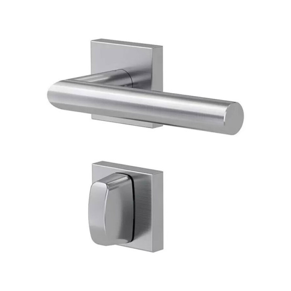 Sada klik Modern WC Quattro ve tvaru L, drážkovaná hlava - A